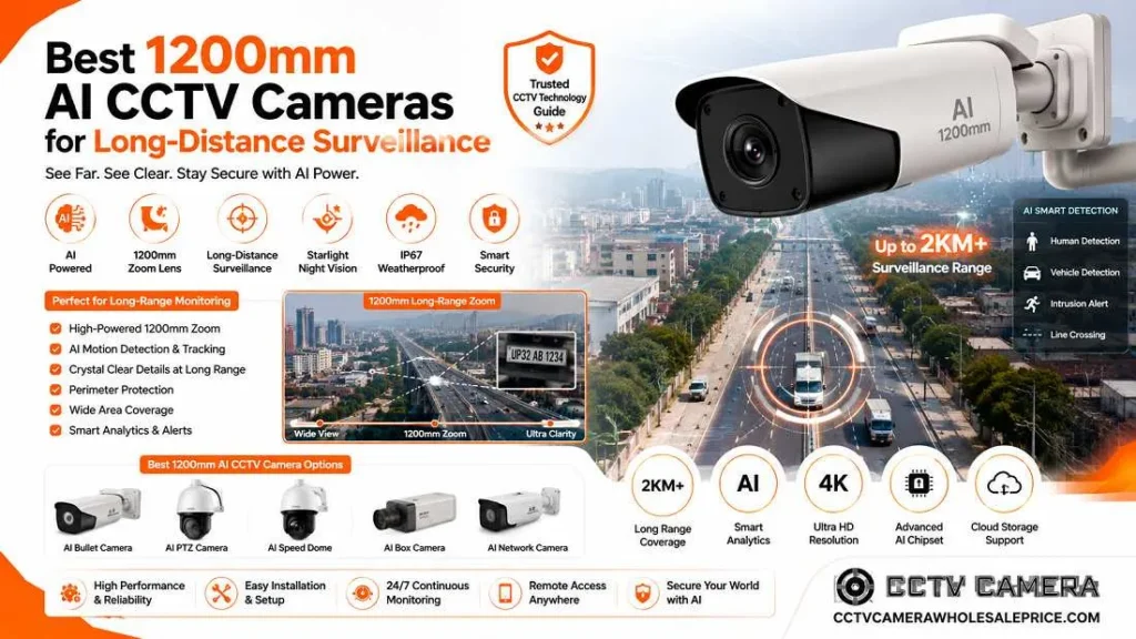 Best 1200mm AI CCTV Cameras for Long-Distance Surveillance