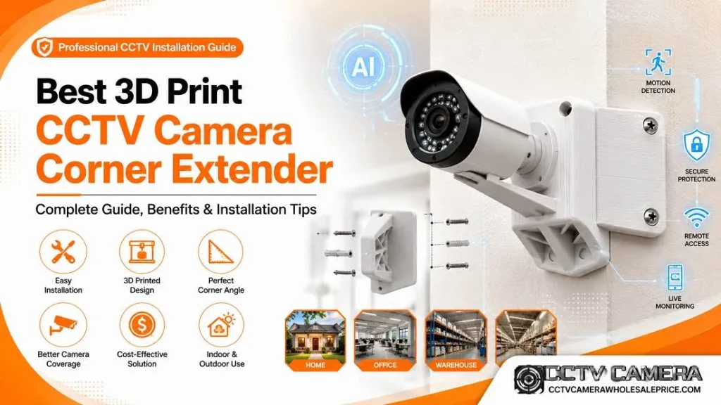 Best 3D Print CCTV Camera Corner Extender Complete Guide, Benefits & Installation Tips