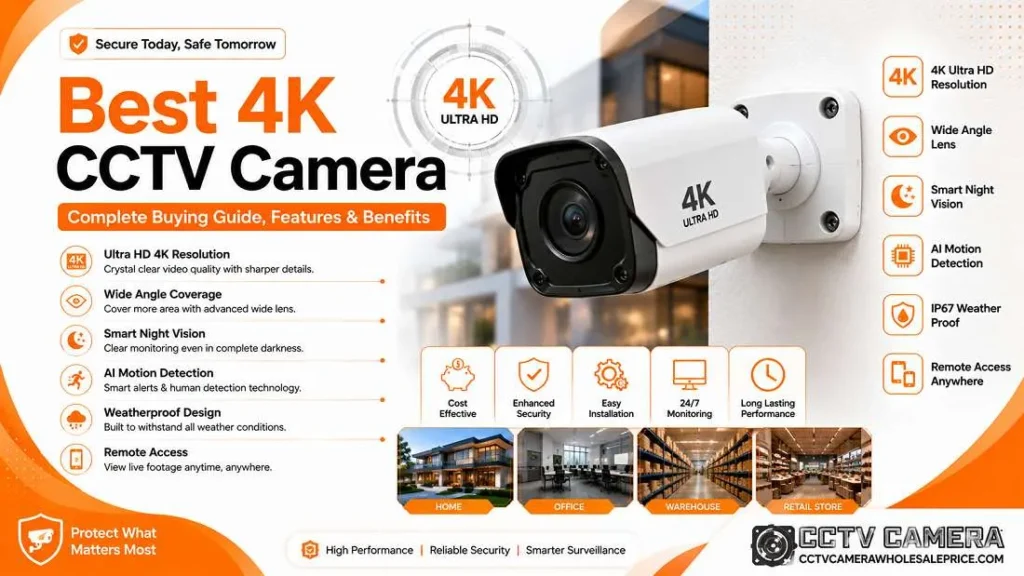 Best 4K CCTV Camera Complete Buying Guide, Features & Benefits
