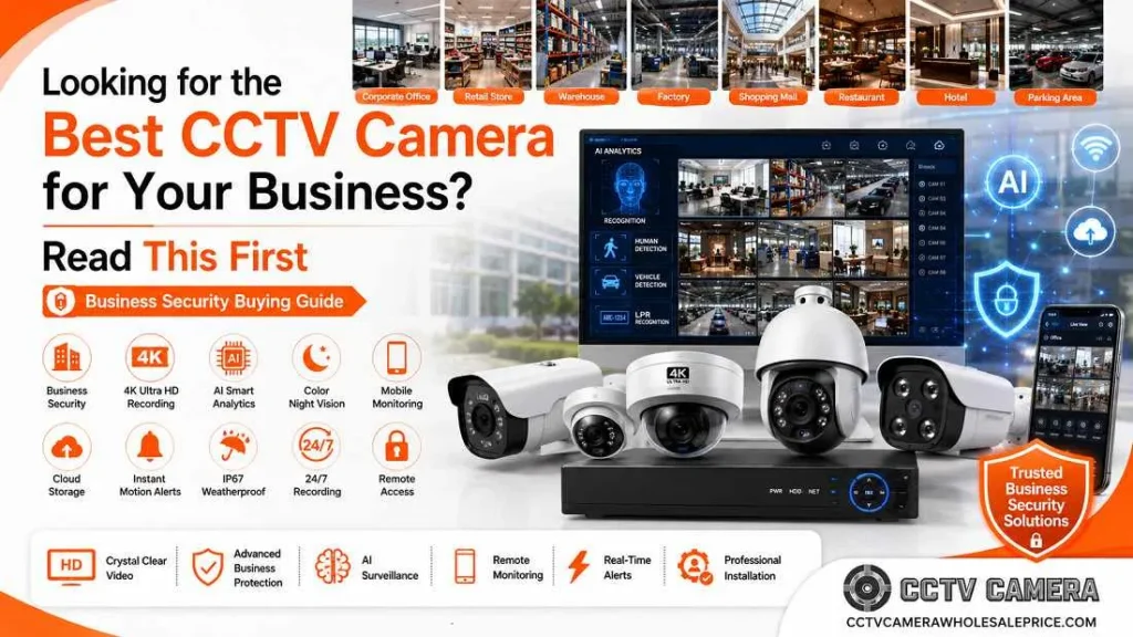 Looking for the Best CCTV Cameras for Business Read This First