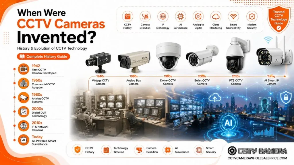 When Were CCTV Cameras Invented History & Evolution
